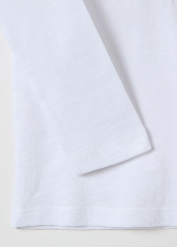 Ovs T-shirt Maniche Lunghe In Cotone Con Tasca
