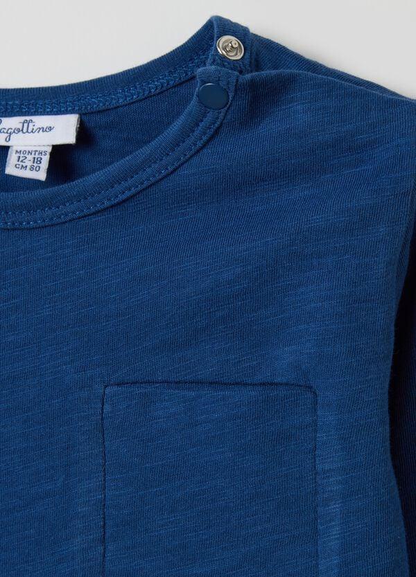 Ovs T-shirt Maniche Lunghe In Cotone Con Tasca