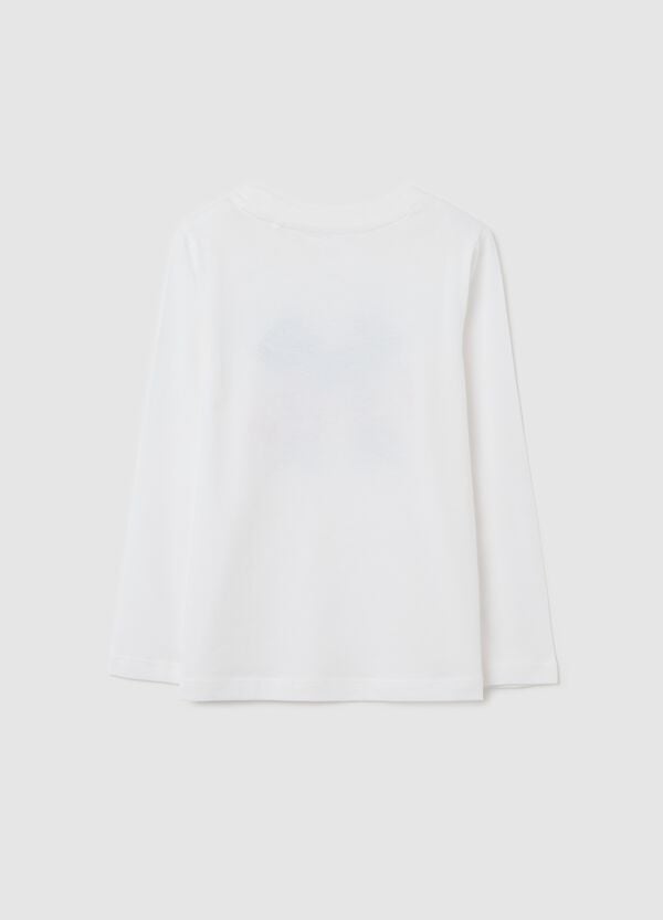 Ovs T-shirt Maniche Lunghe In Cotone "Lovely"