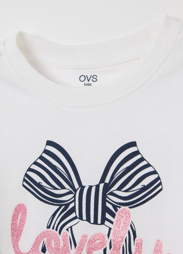 Ovs T-shirt Maniche Lunghe In Cotone "Lovely"