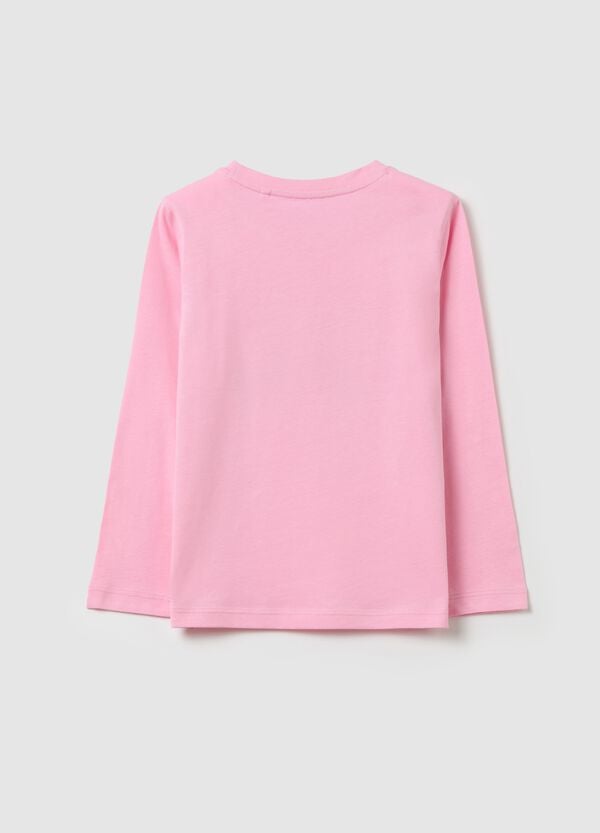 Ovs T-shirt Maniche Lunghe In Cotone "Lovely"