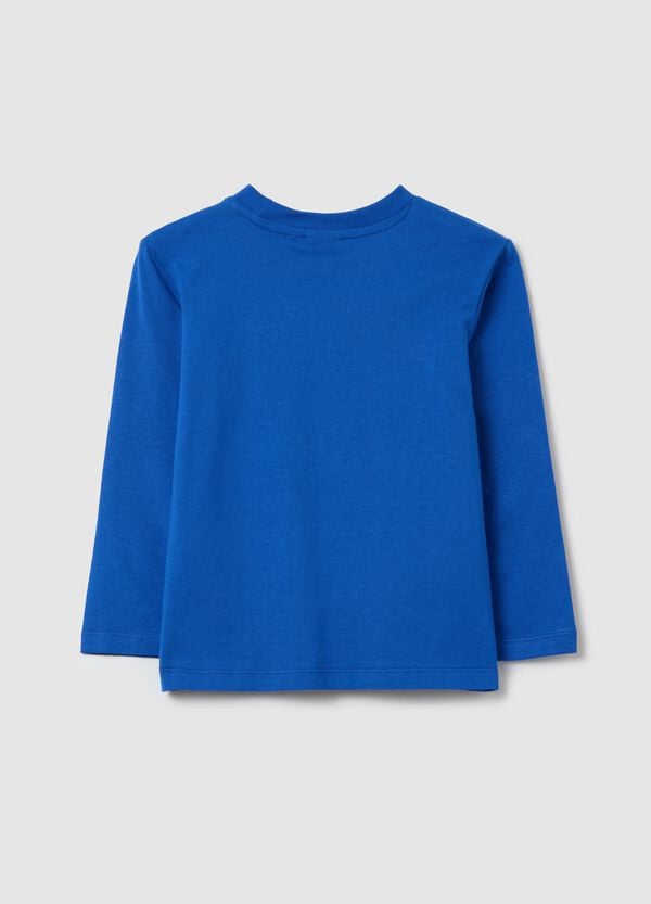 Ovs T-shirt Maniche Lunghe In Cotone Stampa Sonic
