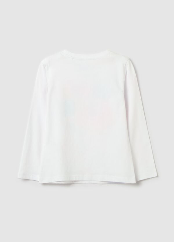 Ovs T-shirt Maniche Lunghe Stampa "Love & Luck"