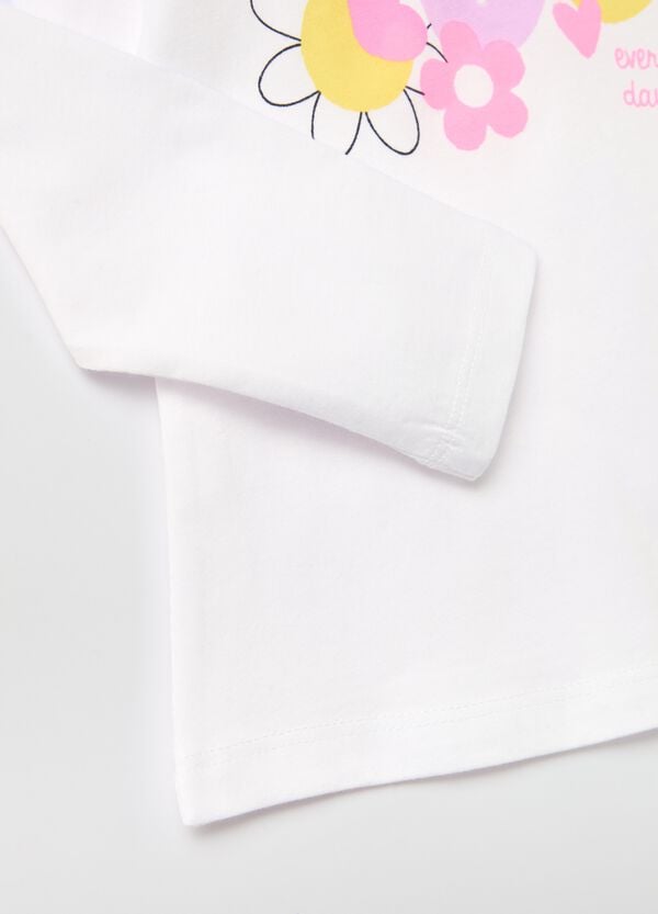 Ovs T-shirt Maniche Lunghe Stampa "Love & Luck"
