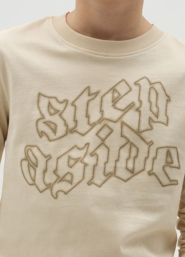 Ovs T-shirt Maniche Lunghe Stampa "Step Aside"