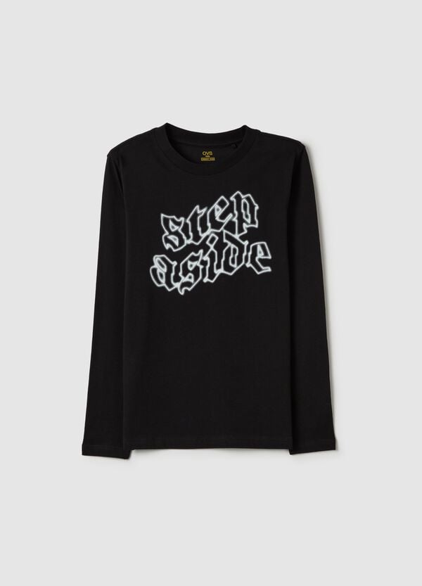 Ovs T-shirt Maniche Lunghe Stampa "Step Aside"