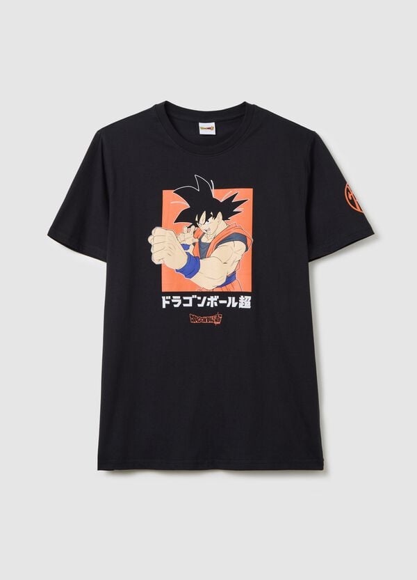 Ovs T-shirt nera con stampa Dragon Ball Z