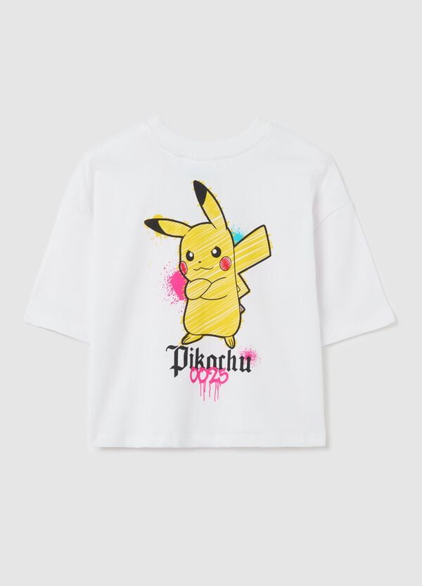 Ovs T-shirt Over Fit Con Stampa Pokémon