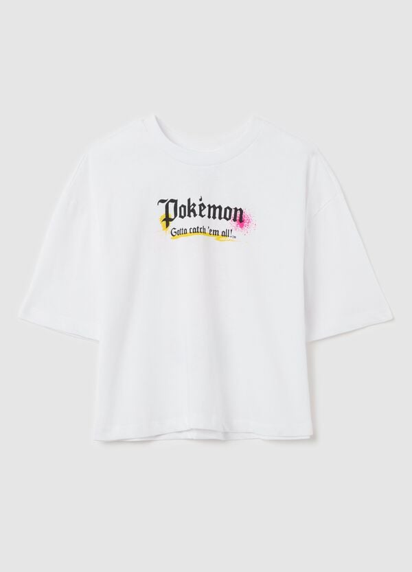 Ovs T-shirt over fit con stampa Pokémon