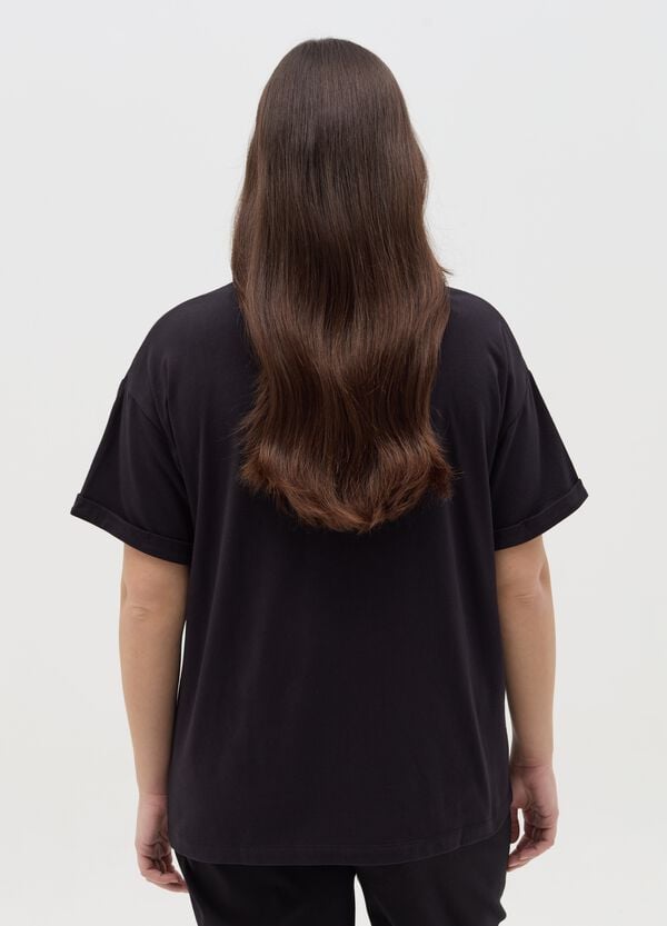 Ovs T-shirt Oversize Con Applicazioni Curvy