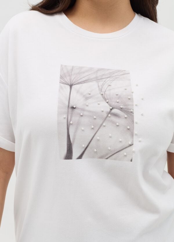 Ovs T-shirt Oversize Con Applicazioni Curvy