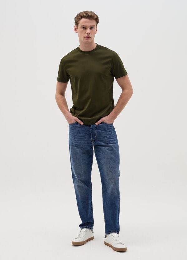 Ovs T-shirt regular fit con scollo rotondo