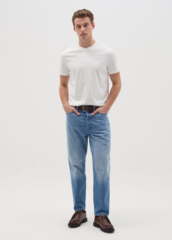 Ovs T-shirt regular fit con scollo rotondo