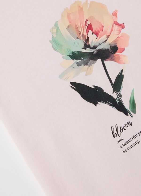 Ovs T-shirt Rosa A Maniche Corte In Cotone Curvy