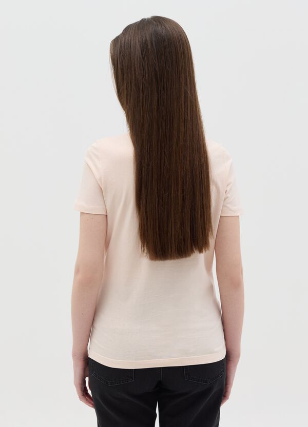 Ovs T-shirt Rosa In Cotone Con Stampa Fiore