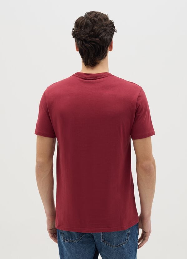 Ovs T-shirt Rossa A Maniche Corte Canada's Trail