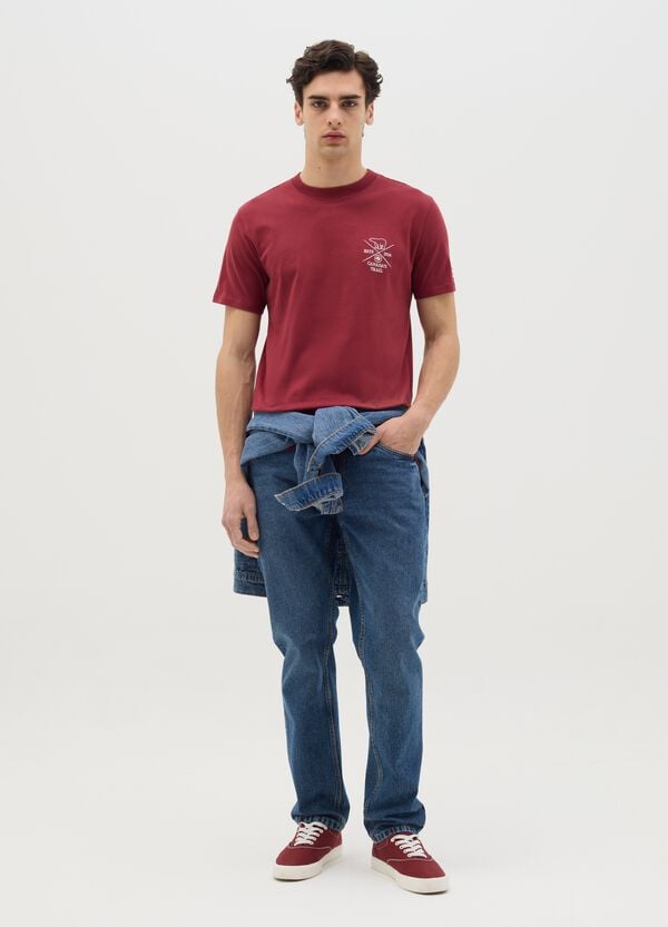 Ovs T-shirt rossa a maniche corte Canada's Trail