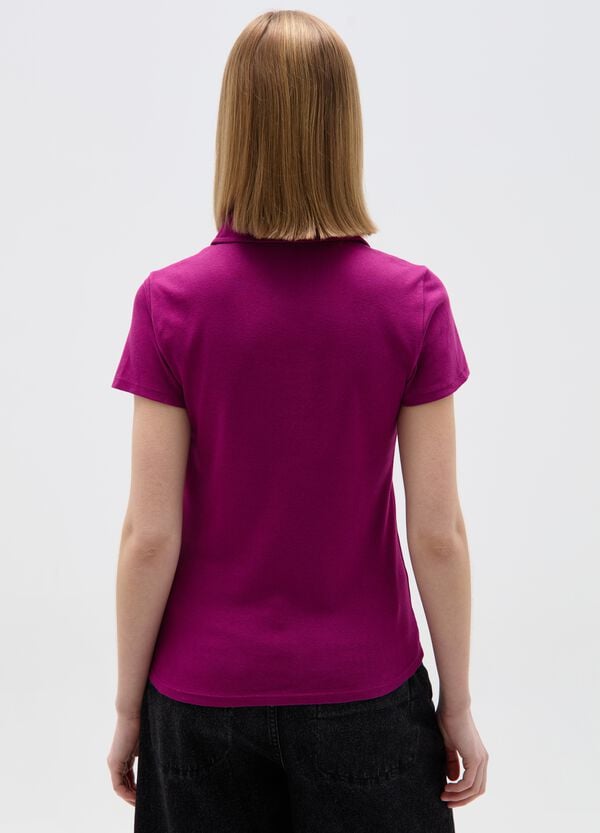 Ovs T-shirt Scollo A Polo Con Inserto Crochet