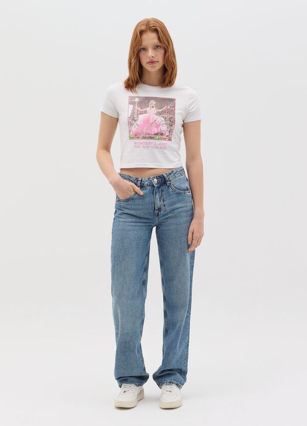 Ovs T-shirt slim fit con stampa Wicked