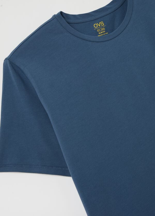 Ovs T-shirt Slim Fit In Cotone Bio
