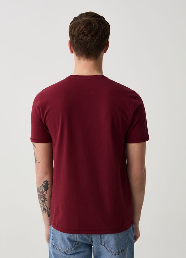 Ovs T-shirt Slim Fit In Cotone Bio Stretch