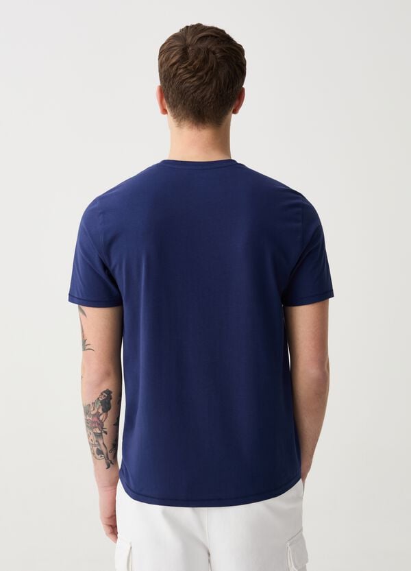 Ovs T-shirt Slim Fit In Cotone Bio Stretch