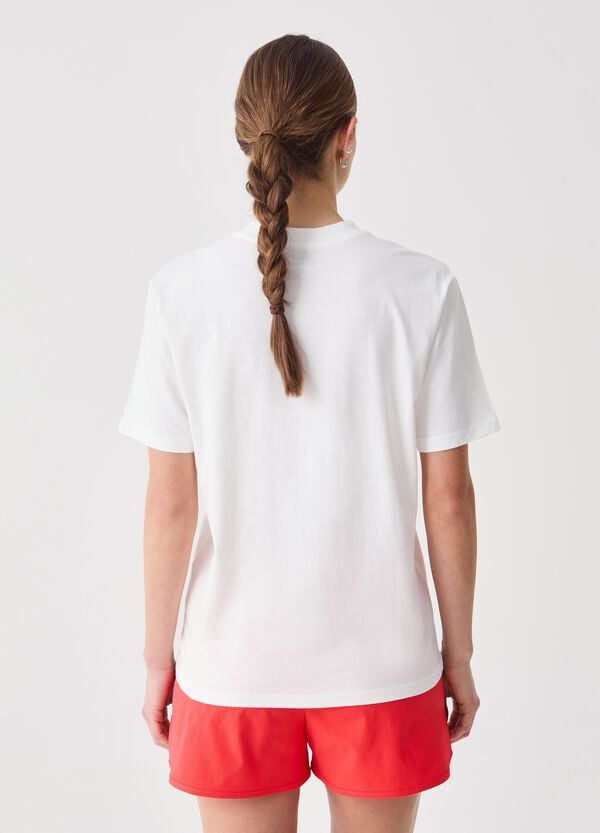 Ovs T-shirt Sportiva Stampa Tennis SLAZENGER