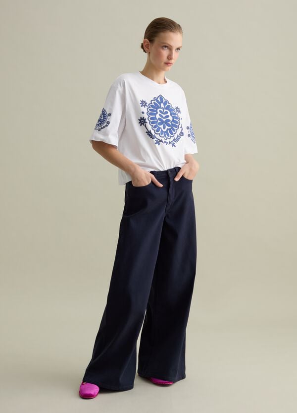 Ovs T-shirt stampa disegno etnico