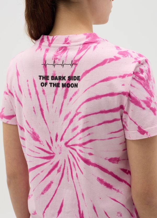 Ovs T-shirt Tie Dye Con Stampa Pink Floyd