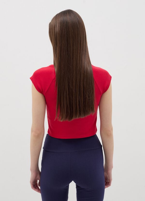 Ovs T-shirt Tinta Unita Con Scollo A V