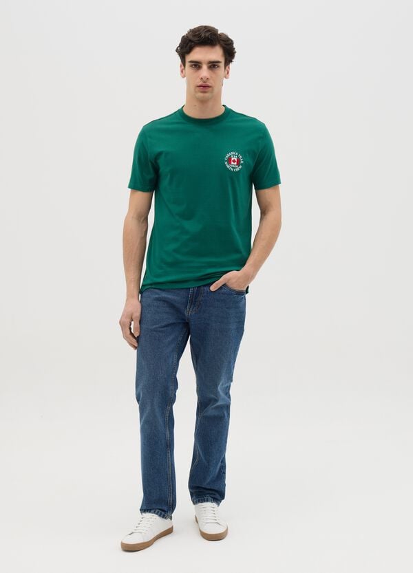 Ovs T-shirt Verde A Maniche Corte Canada's Trail