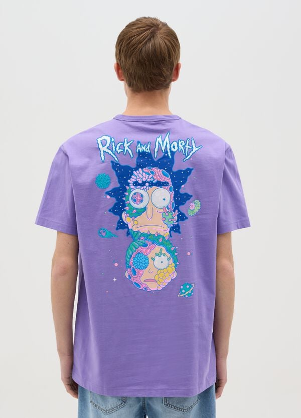 Ovs T-shirt Viola Stampa Rick And Morty