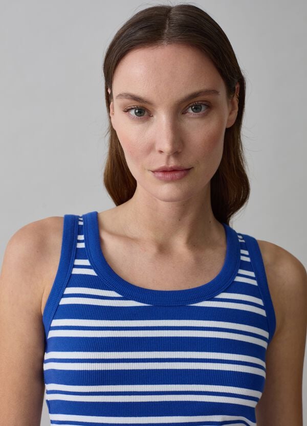 Ovs Tank Top A Costine Fantasia A Righe