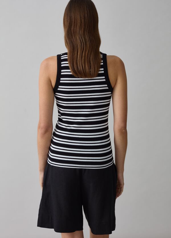 Ovs Tank Top A Costine Fantasia A Righe