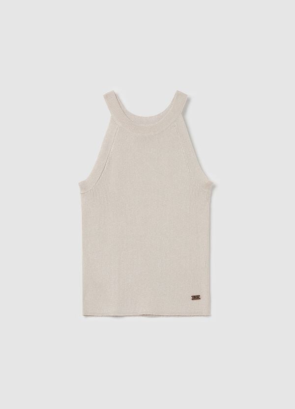 Ovs Tank top a costine in lurex