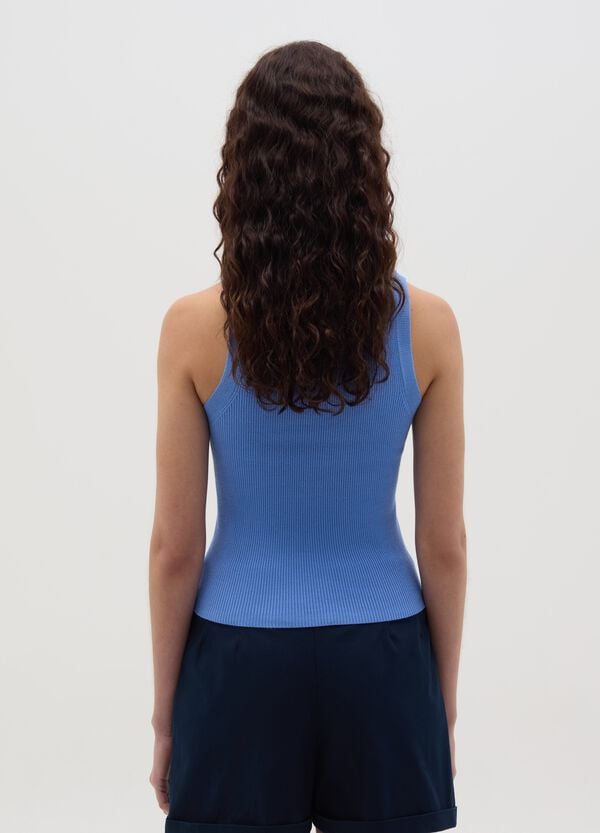 Ovs Tank Top A Costine Scollo Halter