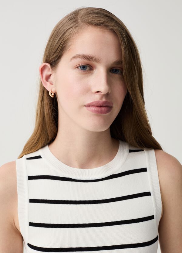 Ovs Tank Top A Righe Sottili