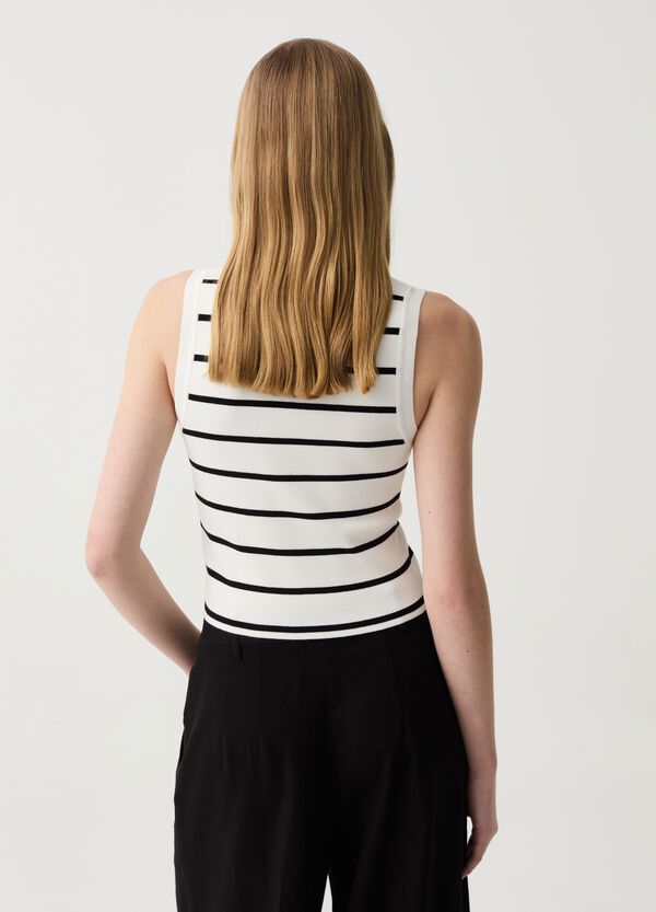 Ovs Tank Top A Righe Sottili