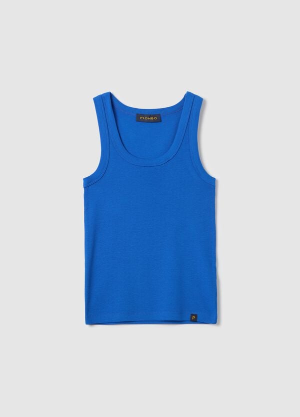 Ovs Tank Top Blu Royal A Costine