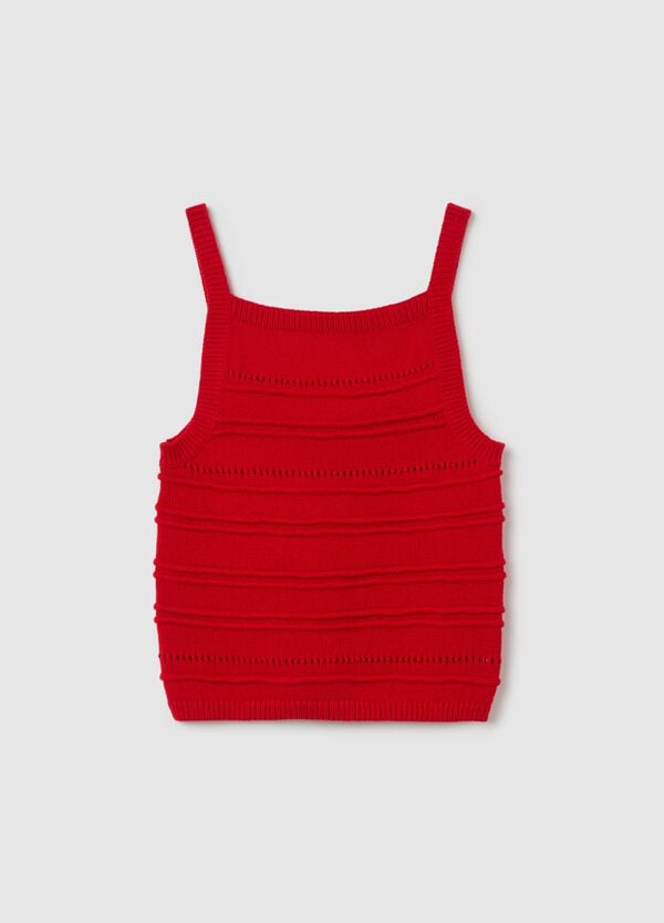 Ovs Tank top cropped crochet