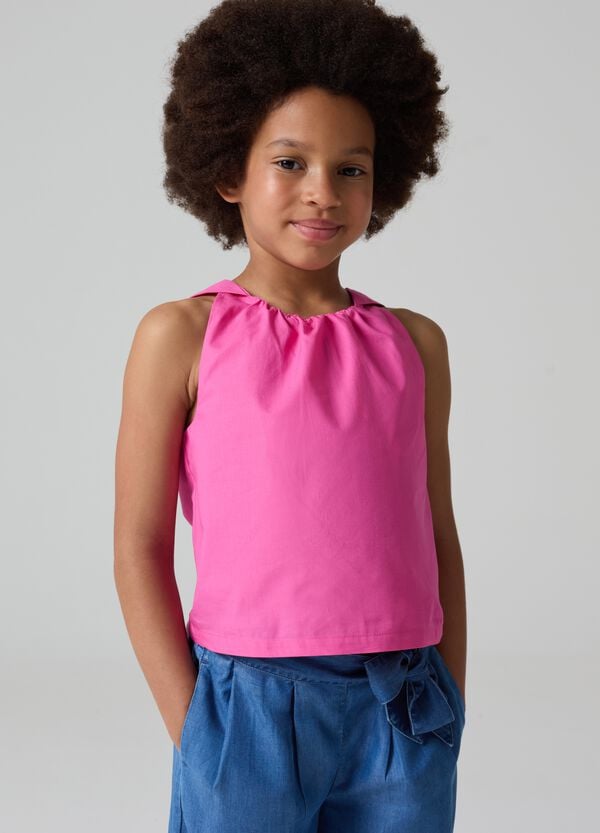 Ovs Tank top in cotone con sormonto