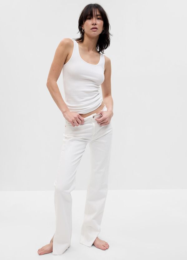 Ovs Tank Top In Cotone E Modal Stretch