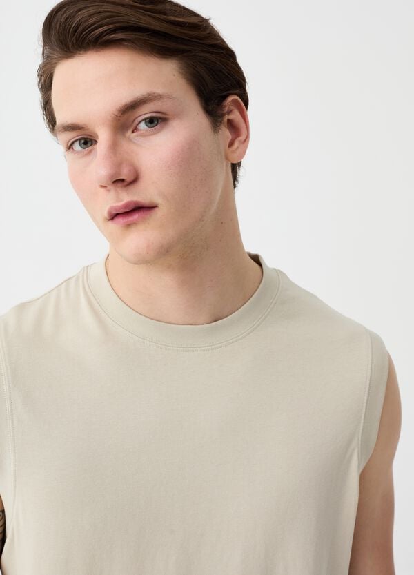 Ovs Tank Top In Cotone Girocollo