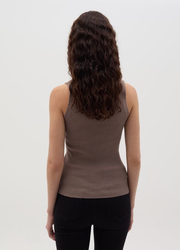 Ovs Tank Top In Lurex A Costine