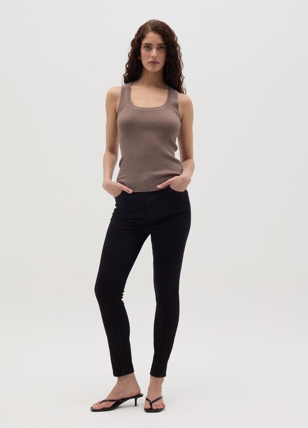 Ovs Tank Top In Lurex A Costine