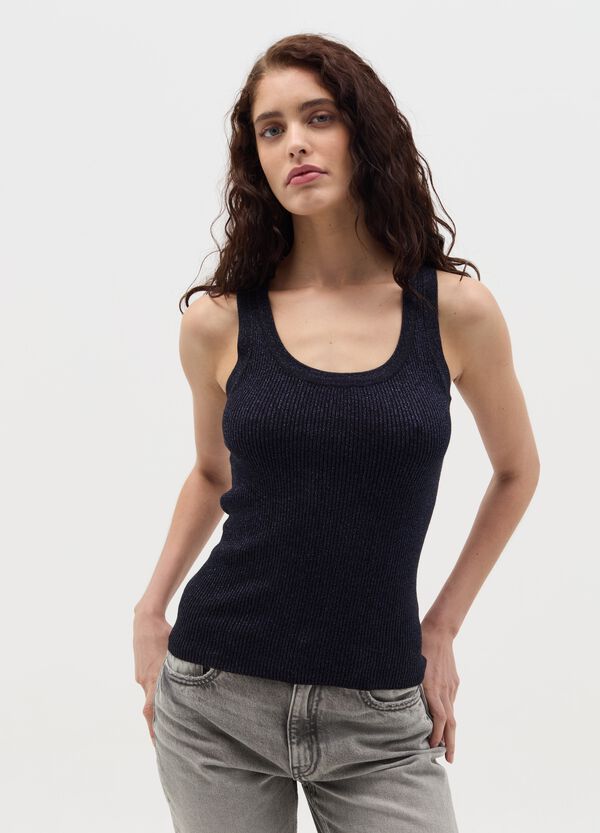 Ovs Tank Top In Lurex A Costine