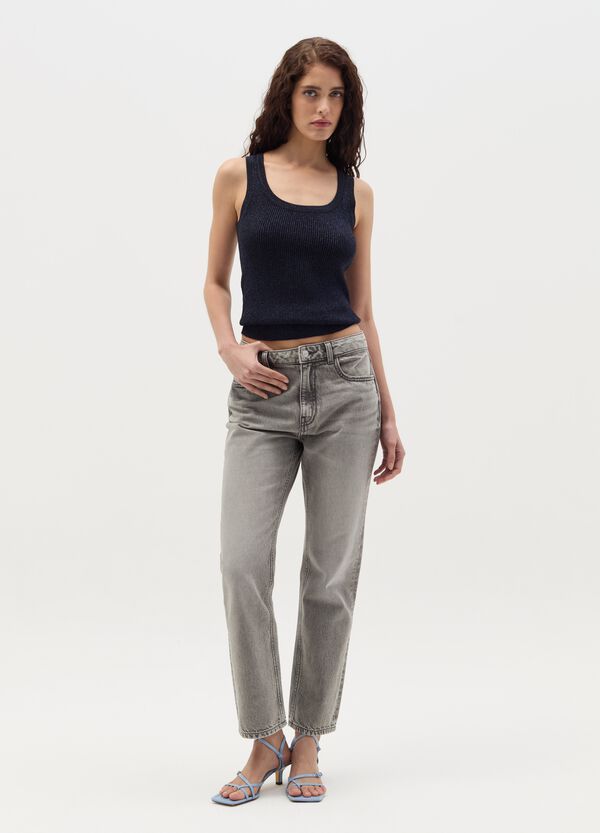 Ovs Tank Top In Lurex A Costine