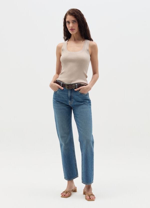 Ovs Tank Top In Lurex A Costine