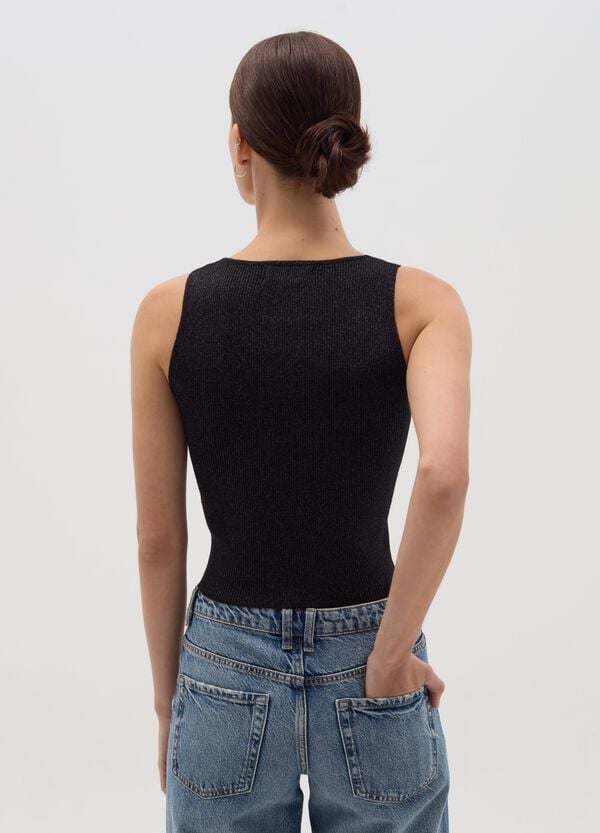 Ovs Tank Top In Lurex A Costine