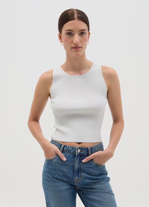 Ovs Tank Top In Lurex A Costine
